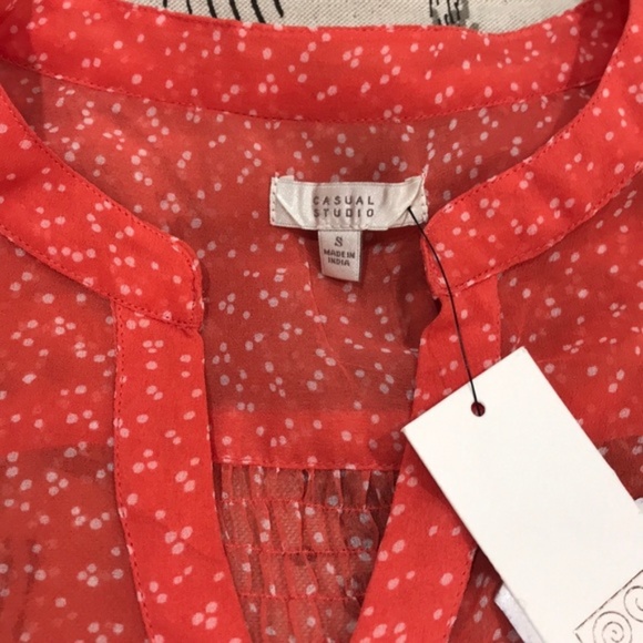 Casual Studio Sheer Polka Blouse - Picture 4 of 6